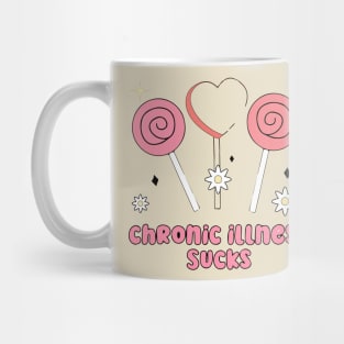 Funny Chronic Illness - Valentine's Day - Groovy Mug